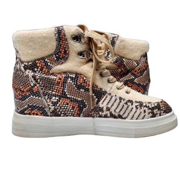 YOKI Demian 67 Women's Wedge Laced Up Sneakers in Size 8.5 - Picture 6 of 8